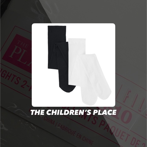 NWT The Children’s Place 2-Pack Microfiber Tights - Picture 1 of 11